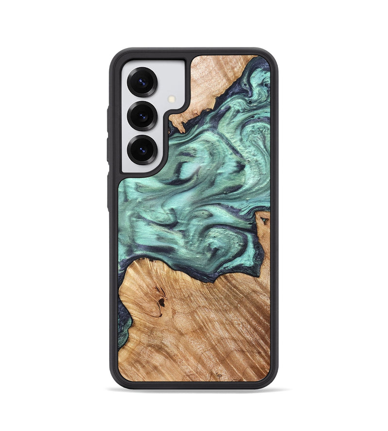 Galaxy S25 Wood Phone Case - Madelyn (Green, 825347)