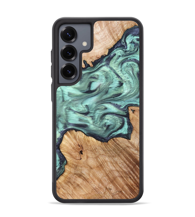 Galaxy S25 Plus Wood Phone Case - Madelyn (Green, 825347)