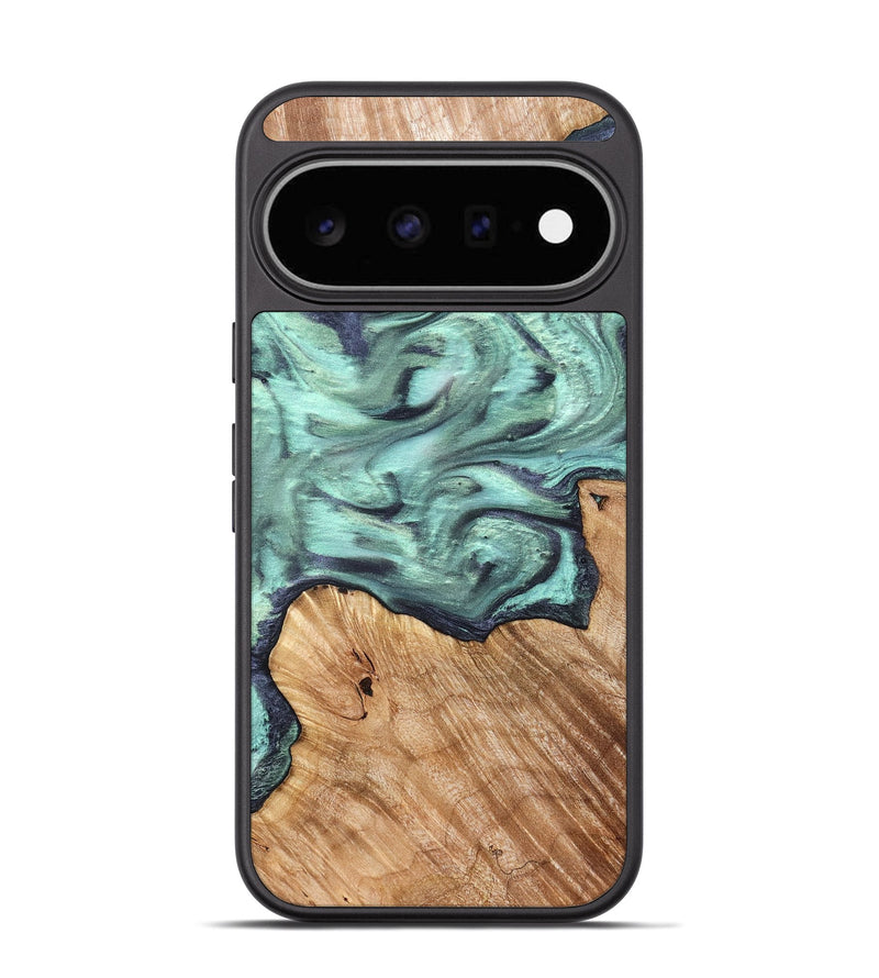 Pixel 11 Wood Phone Case - Madelyn (Green, 825347)