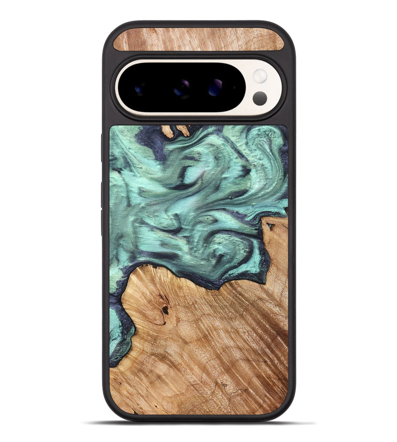Pixel 9 Pro XL Wood Phone Case - Madelyn (Green, 825347)