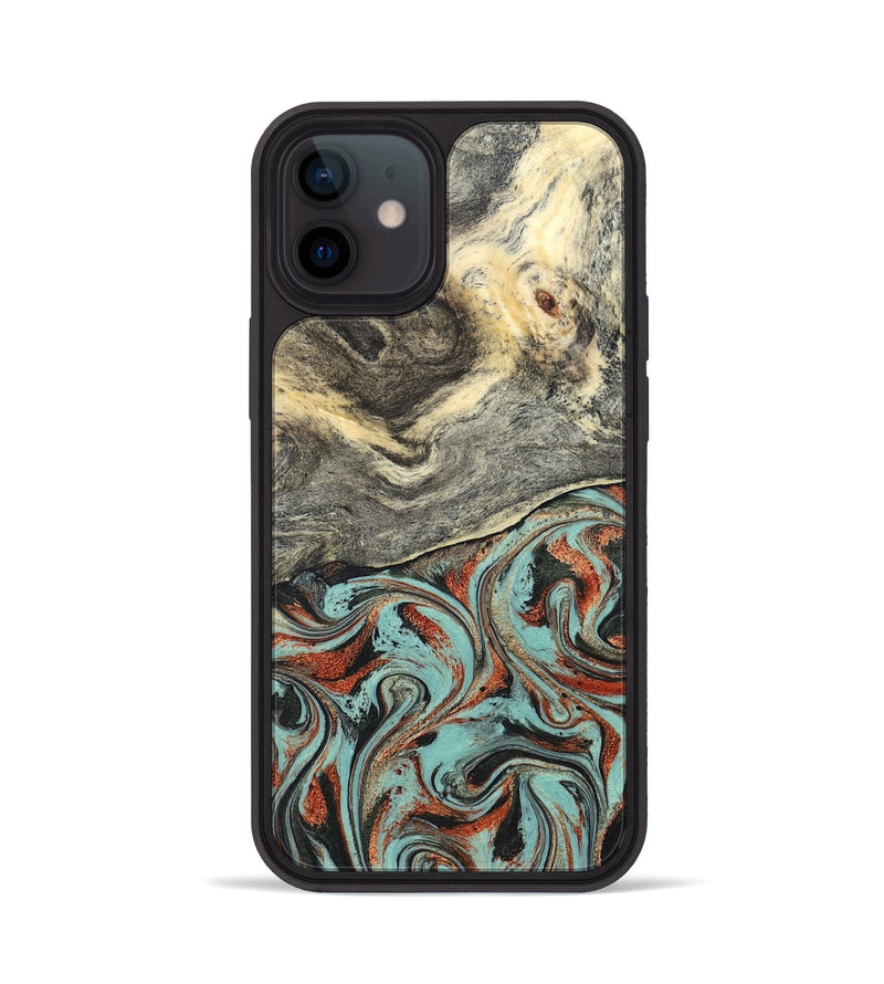 iPhone 12 Wood Phone Case - Catina (Green, 825348)