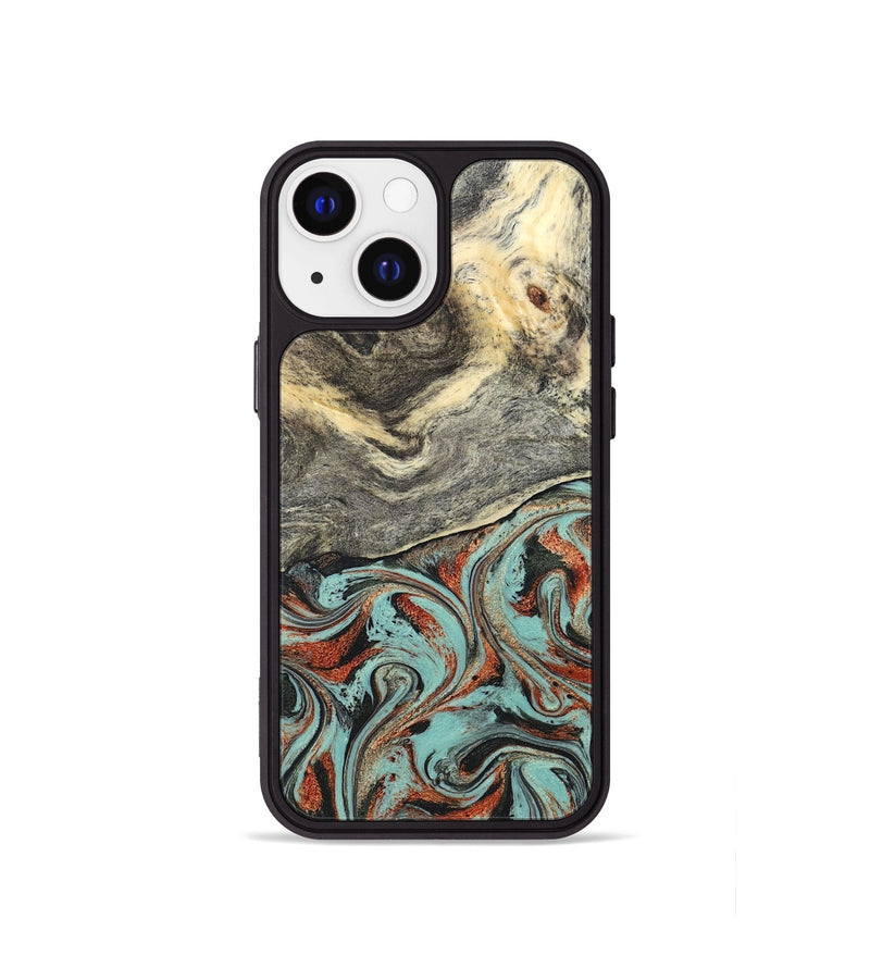 iPhone 13 mini Wood Phone Case - Catina (Green, 825348)