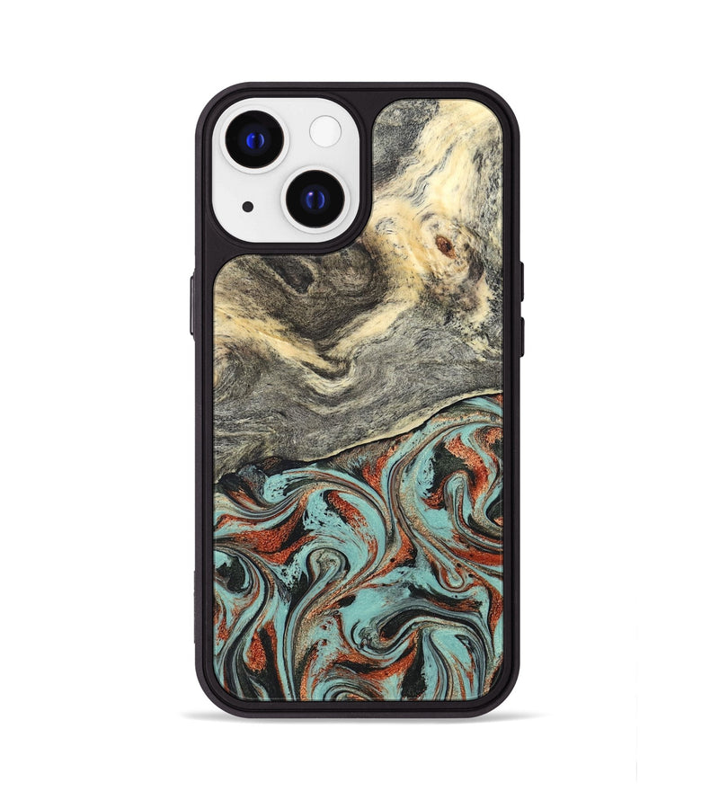 iPhone 13 Wood Phone Case - Catina (Green, 825348)