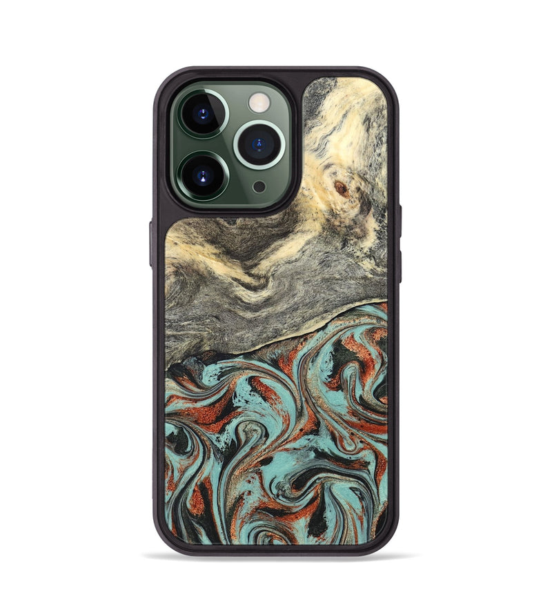 iPhone 13 Pro Wood Phone Case - Catina (Green, 825348)