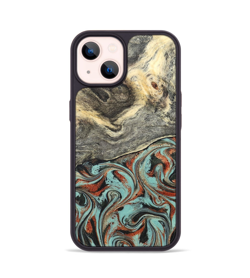 iPhone 14 Wood Phone Case - Catina (Green, 825348)