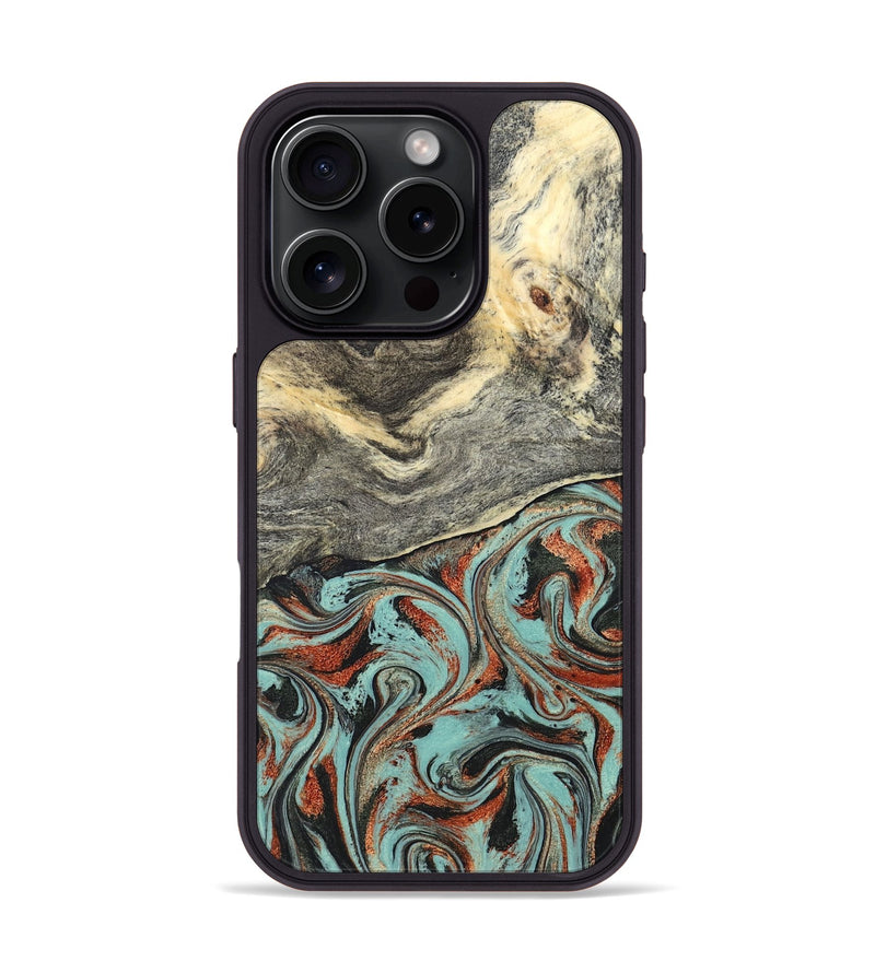 iPhone 16 Pro Wood Phone Case - Catina (Green, 825348)