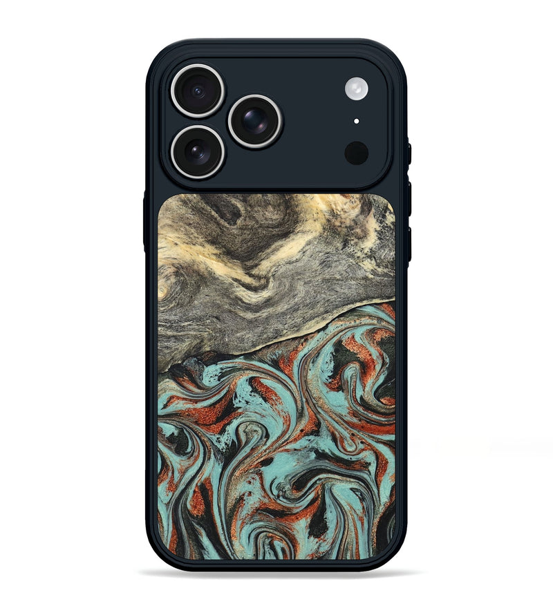 iPhone 17 Pro Max Wood Phone Case - Catina (Green, 825348)