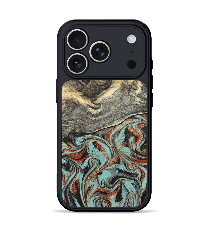 iPhone 17 Pro Wood Phone Case - Catina (Green, 825348)