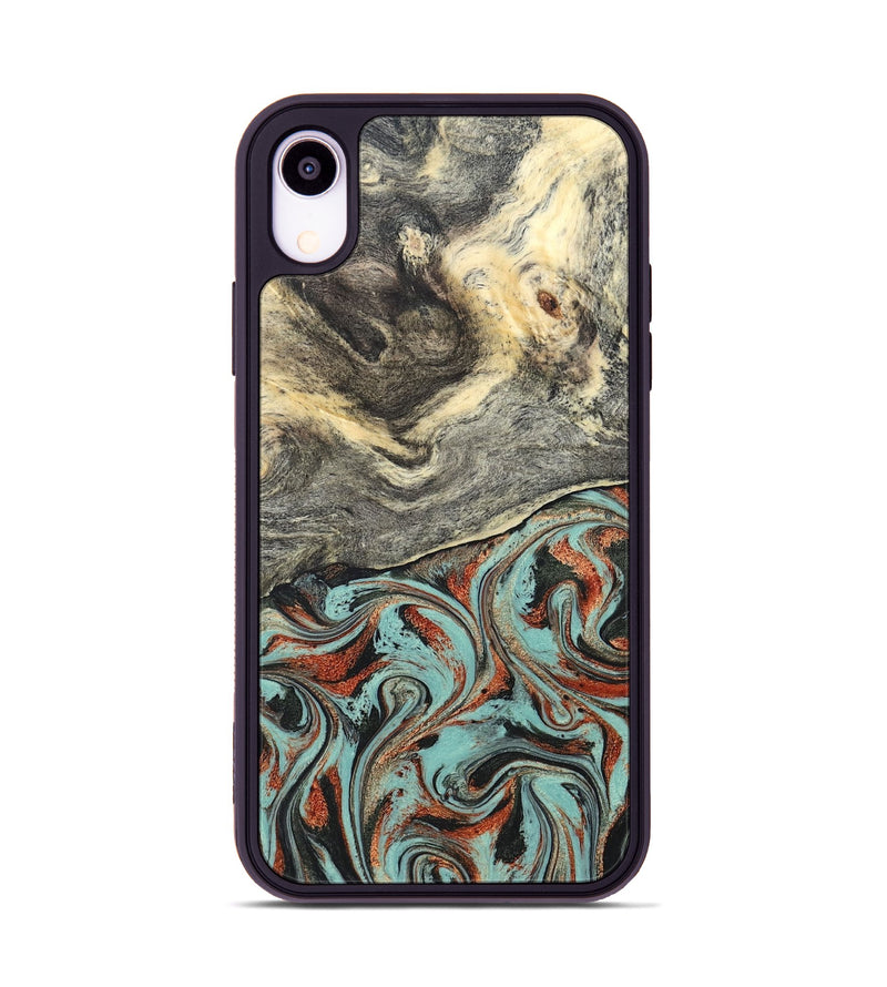 iPhone Xr Wood Phone Case - Catina (Green, 825348)