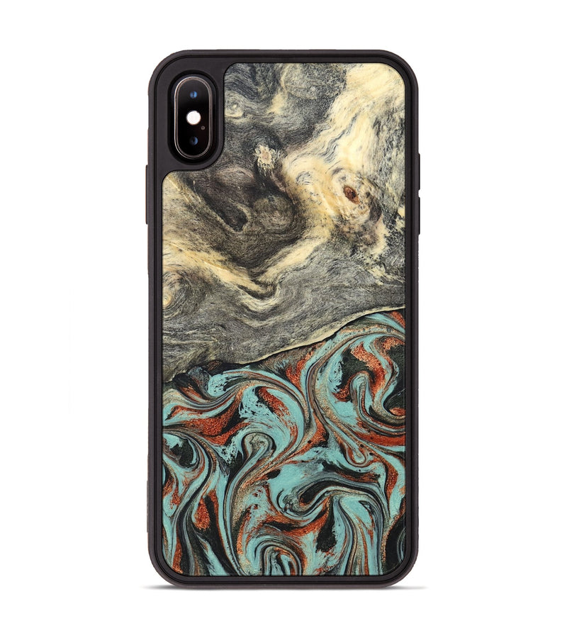 iPhone Xs Max Wood Phone Case - Catina (Green, 825348)