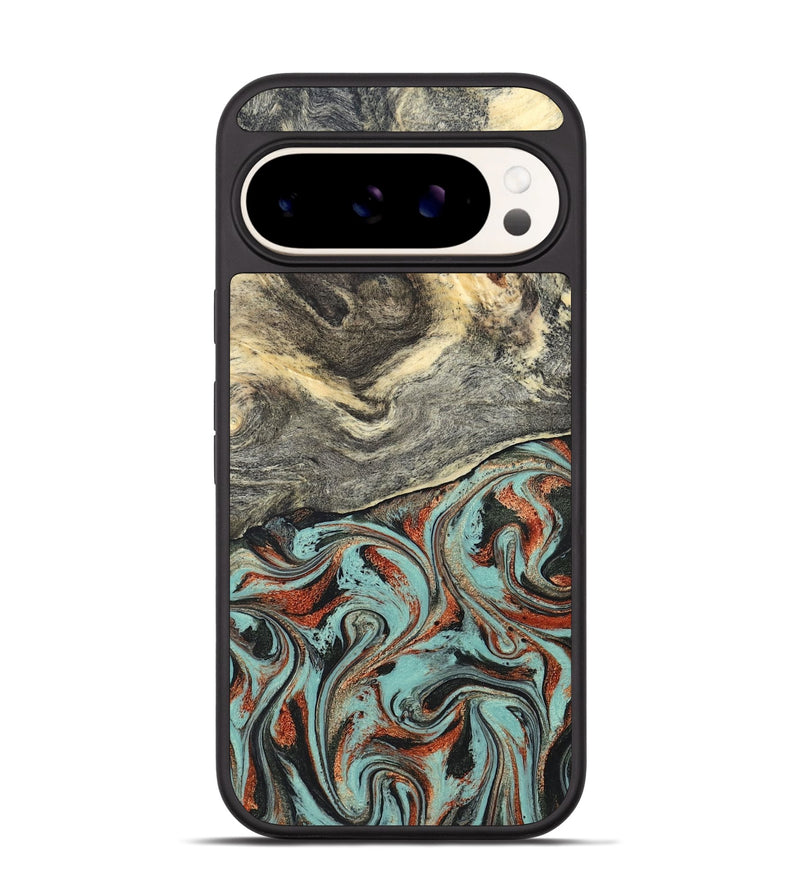 Pixel 9 Wood Phone Case - Catina (Green, 825348)
