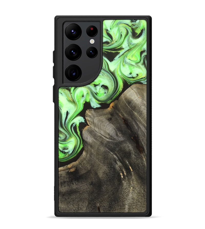 Galaxy S22 Ultra Wood Phone Case - Emmie (Neon, 825349)