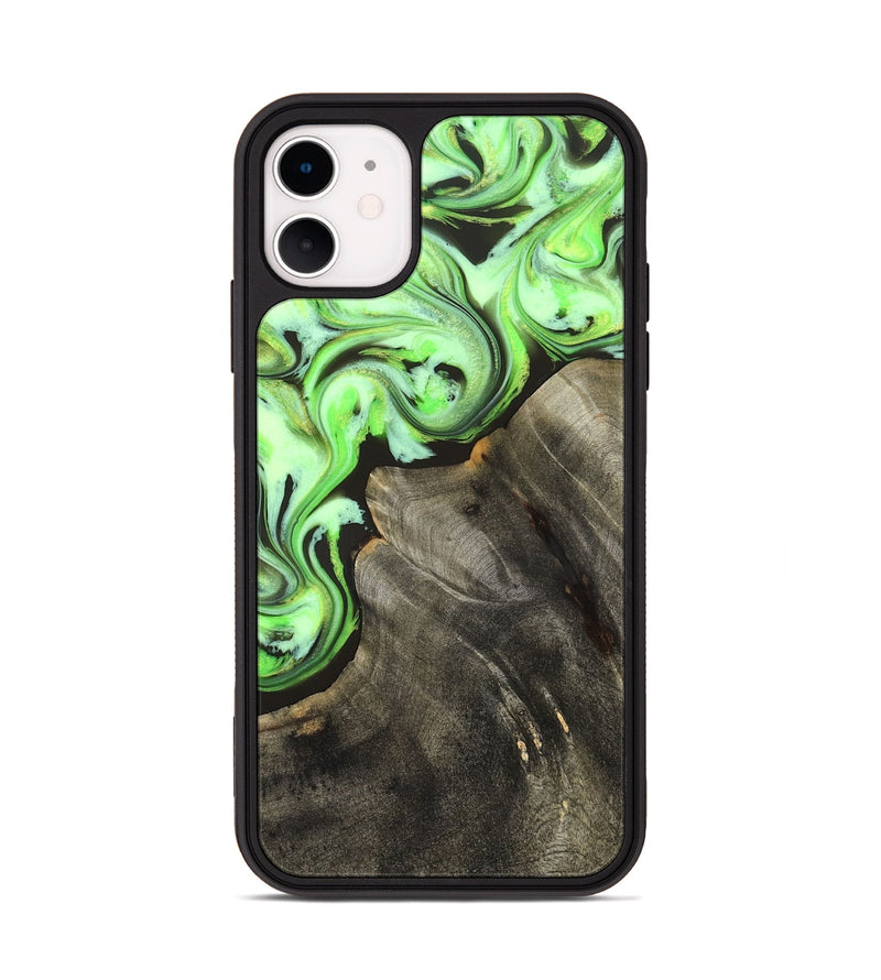 iPhone 11 Wood Phone Case - Emmie (Neon, 825349)
