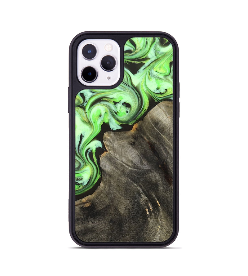 iPhone 11 Pro Wood Phone Case - Emmie (Neon, 825349)