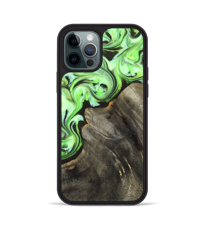 iPhone 12 Pro Wood Phone Case - Emmie (Neon, 825349)