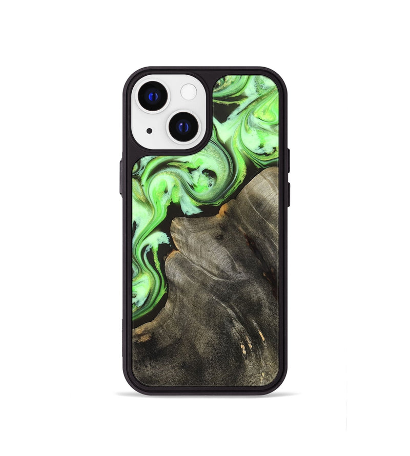 iPhone 13 mini Wood Phone Case - Emmie (Neon, 825349)