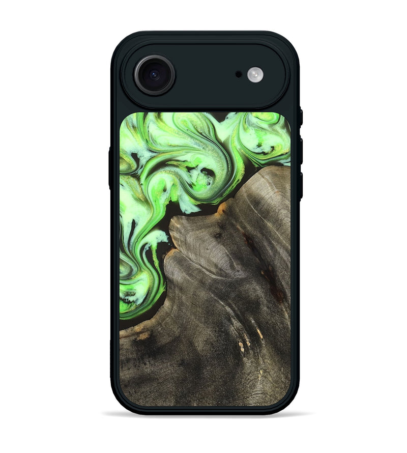 iPhone 17 Air Wood Phone Case - Emmie (Neon, 825349)