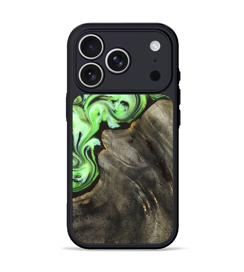 iPhone 17 Pro Wood Phone Case - Emmie (Neon, 825349)