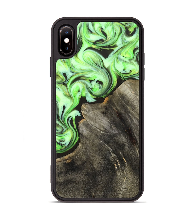 iPhone Xs Max Wood Phone Case - Emmie (Neon, 825349)