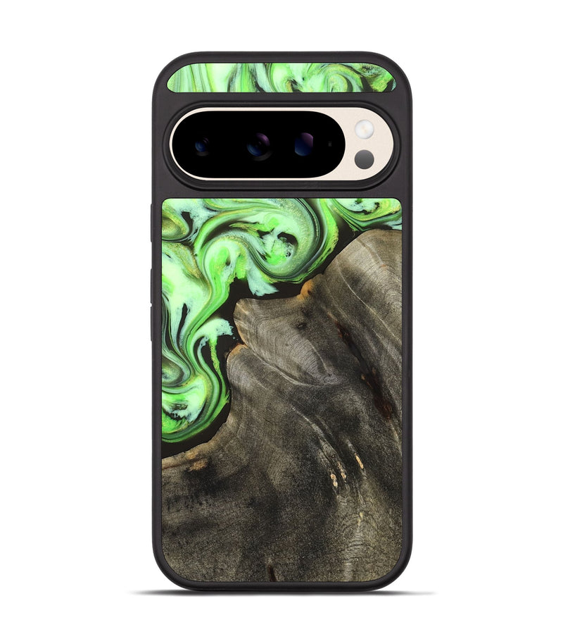 Pixel 10 Wood Phone Case - Emmie (Neon, 825349)