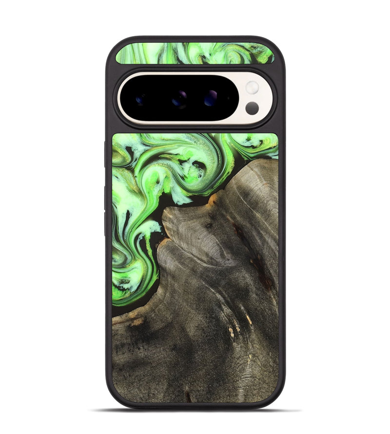 Pixel 9 Wood Phone Case - Emmie (Neon, 825349)