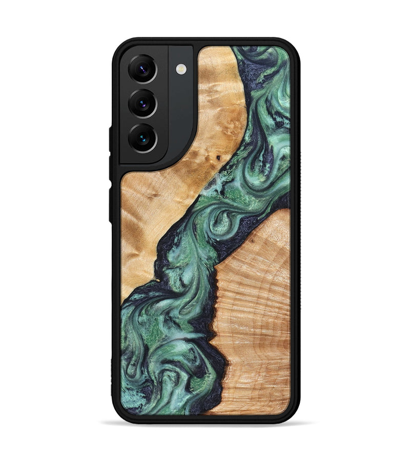 Galaxy S22 Plus Wood Phone Case - Briella (Green, 825350)
