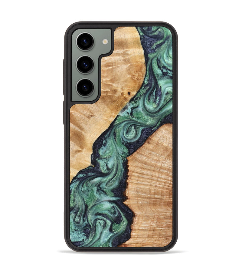 Galaxy S23 Plus Wood Phone Case - Briella (Green, 825350)