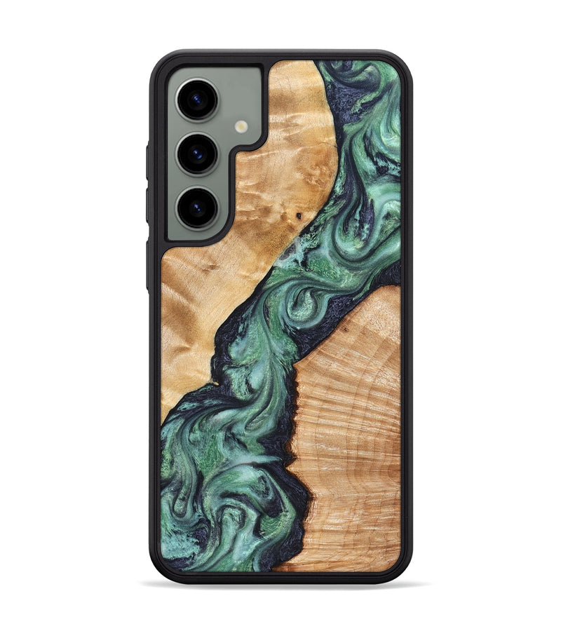 Galaxy S24 Plus Wood Phone Case - Briella (Green, 825350)