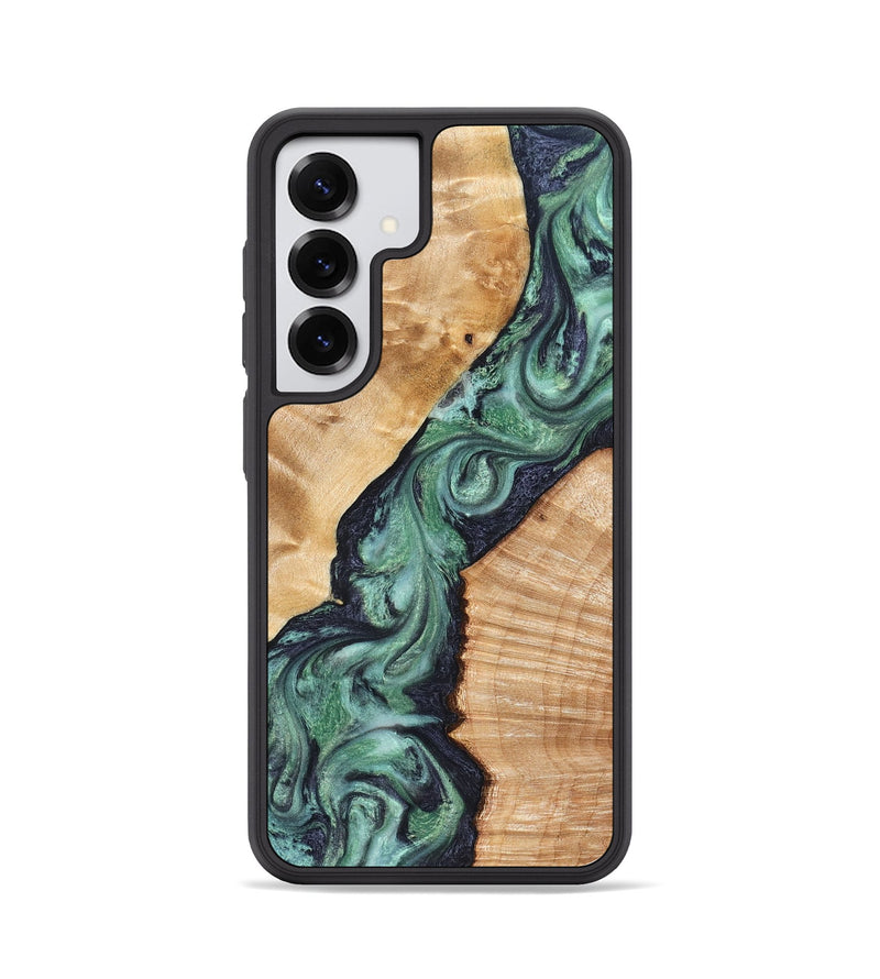 Galaxy S25 Wood Phone Case - Briella (Green, 825350)