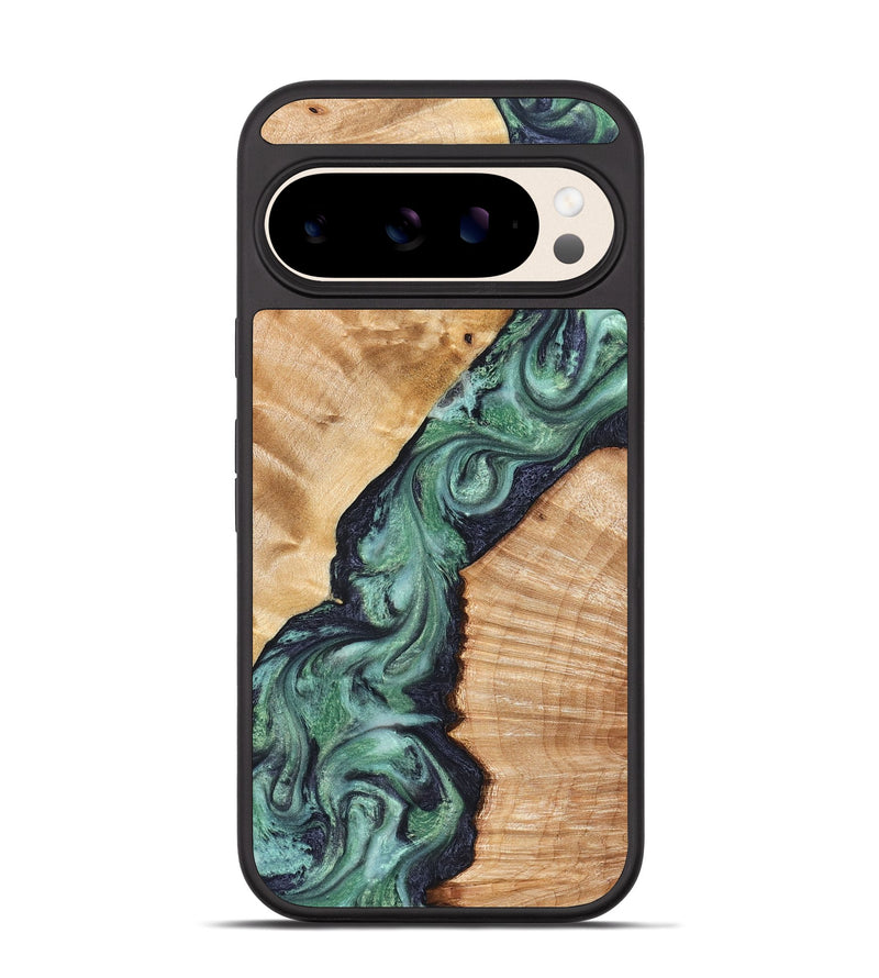 Pixel 10 Wood Phone Case - Briella (Green, 825350)