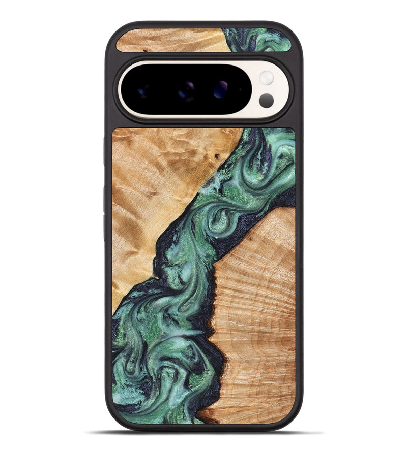 Pixel 9 Pro XL Wood Phone Case - Briella (Green, 825350)