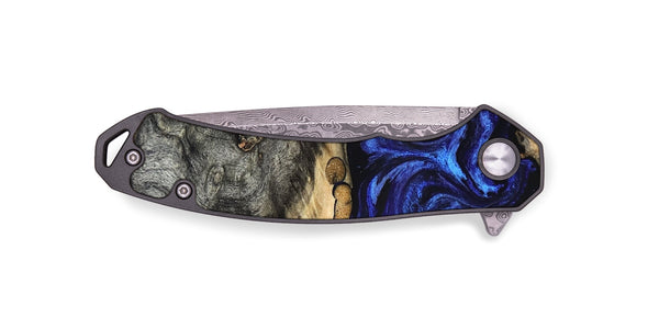 EDC Wood Pocket Knife - Collins (Blue, 825352)