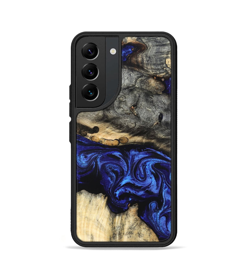 Galaxy S22 Wood Phone Case - Collins (Blue, 825352)
