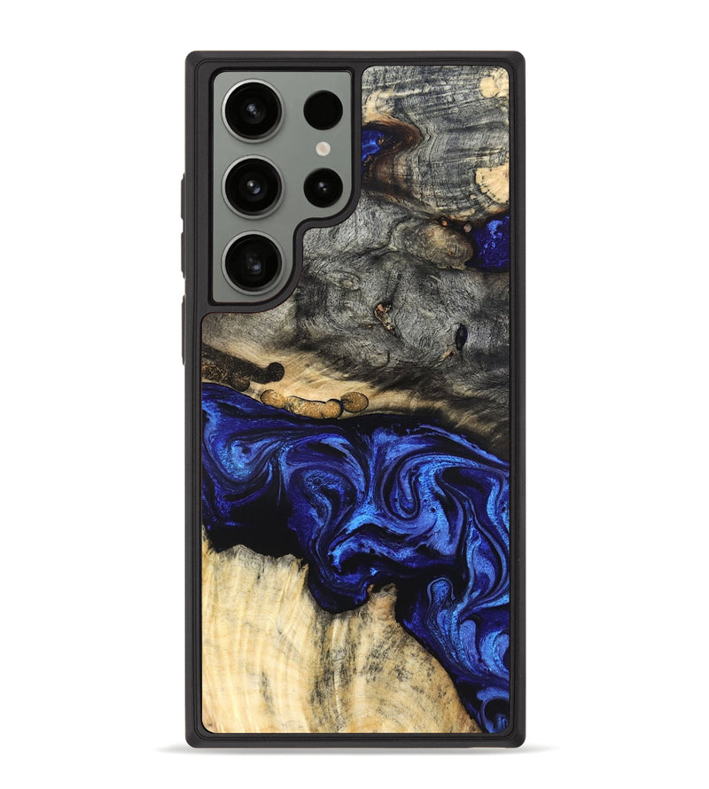 Galaxy S23 Ultra Wood Phone Case - Collins (Blue, 825352)