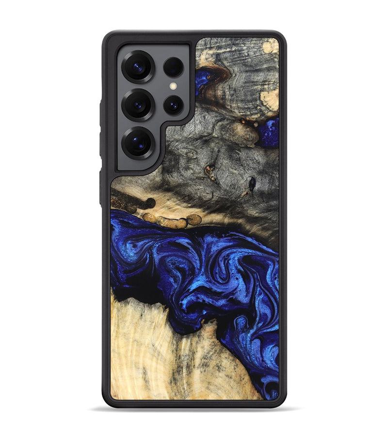 Galaxy S25 Ultra Wood Phone Case - Collins (Blue, 825352)