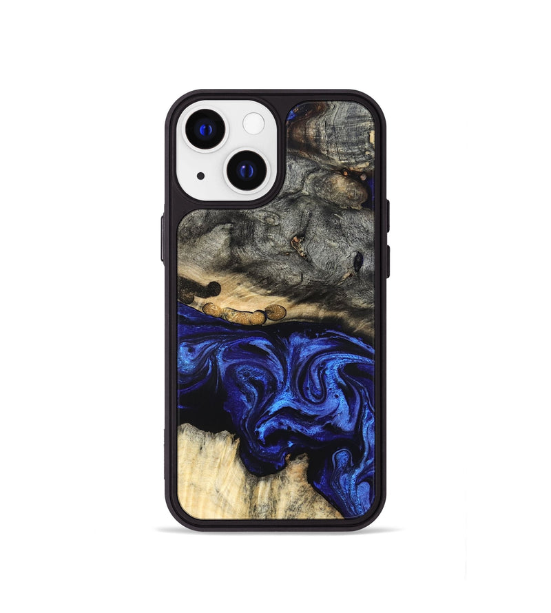 iPhone 13 mini Wood Phone Case - Collins (Blue, 825352)