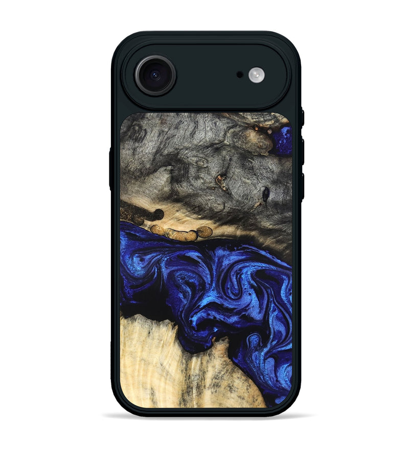 iPhone 17 Air Wood Phone Case - Collins (Blue, 825352)
