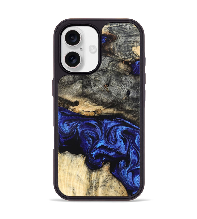 iPhone 17 Wood Phone Case - Collins (Blue, 825352)