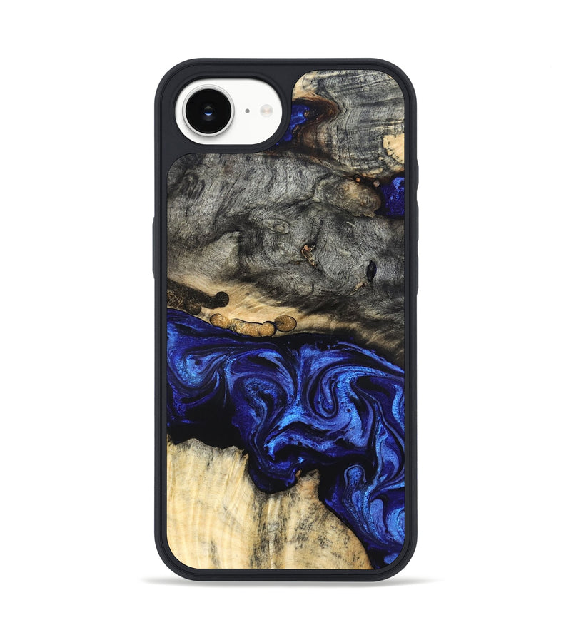 iPhone 17e Wood Phone Case - Collins (Blue, 825352)