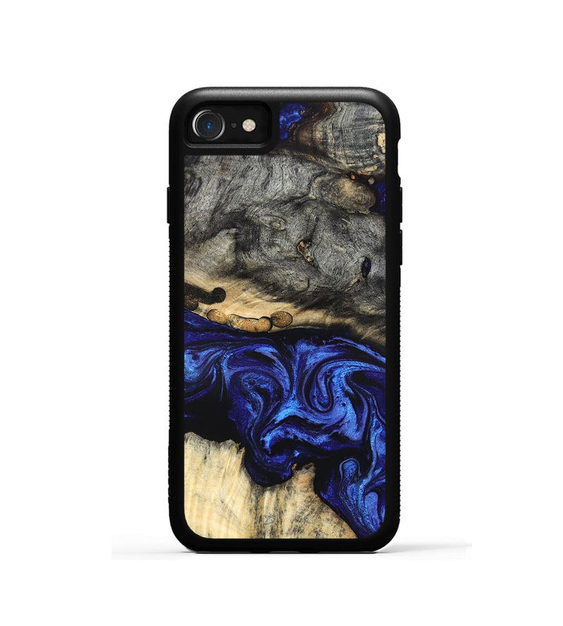 iPhone SE Wood Phone Case - Collins (Blue, 825352)
