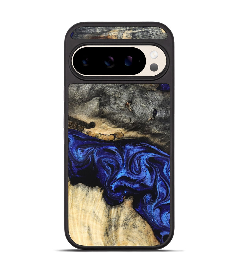 Pixel 10 Wood Phone Case - Collins (Blue, 825352)
