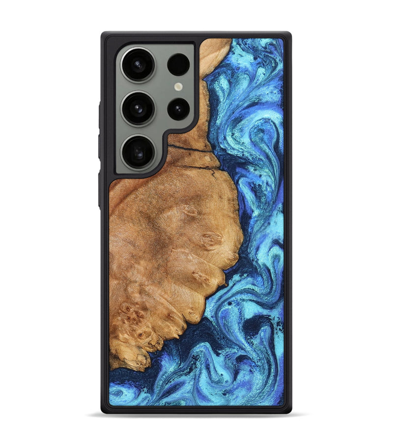 Galaxy S24 Ultra Wood Phone Case - Jax (Blue, 825353)
