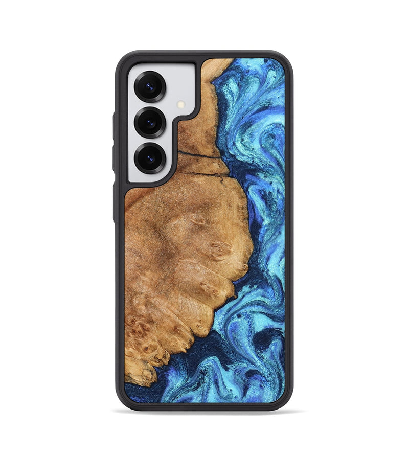 Galaxy S25 Wood Phone Case - Jax (Blue, 825353)
