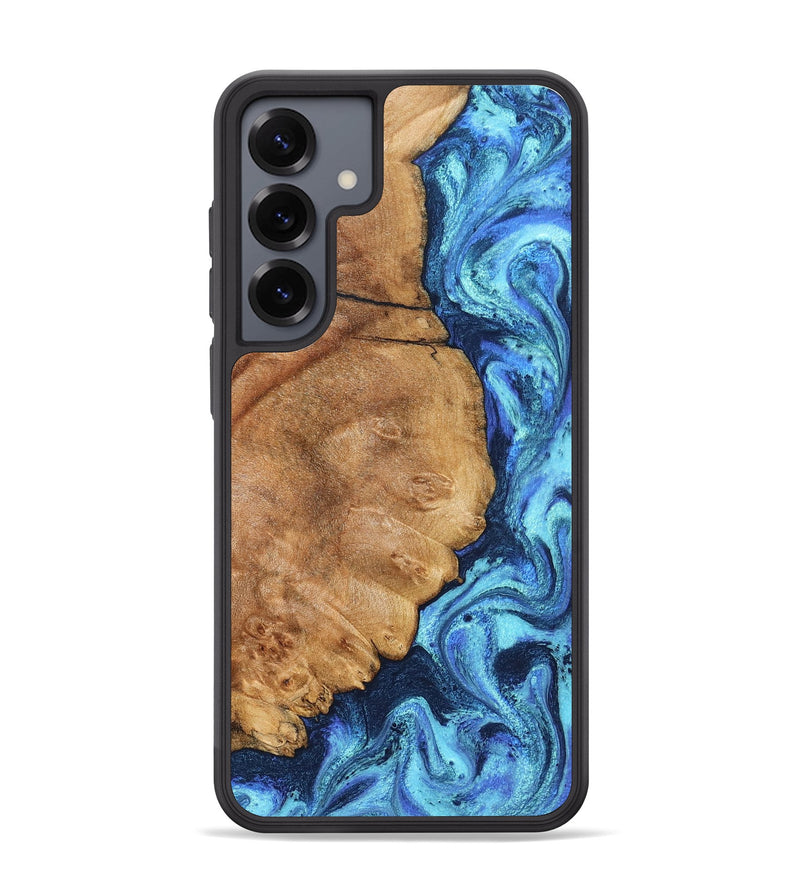 Galaxy S25 Plus Wood Phone Case - Jax (Blue, 825353)
