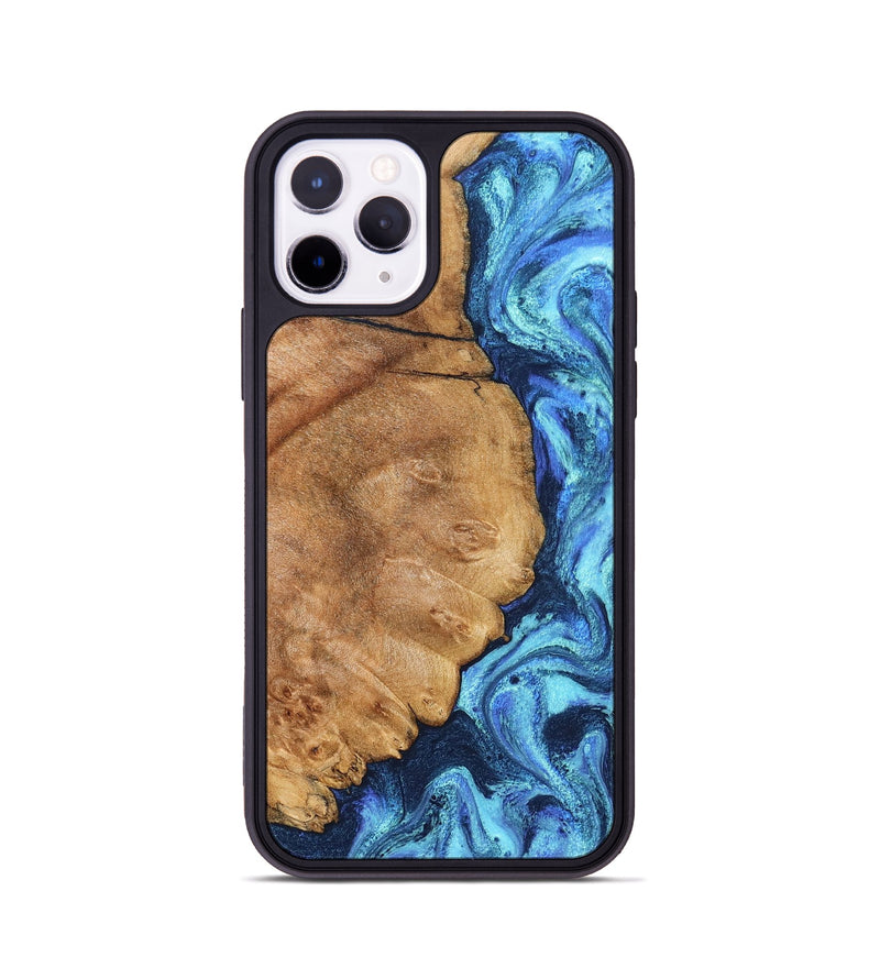 iPhone 11 Pro Wood Phone Case - Jax (Blue, 825353)
