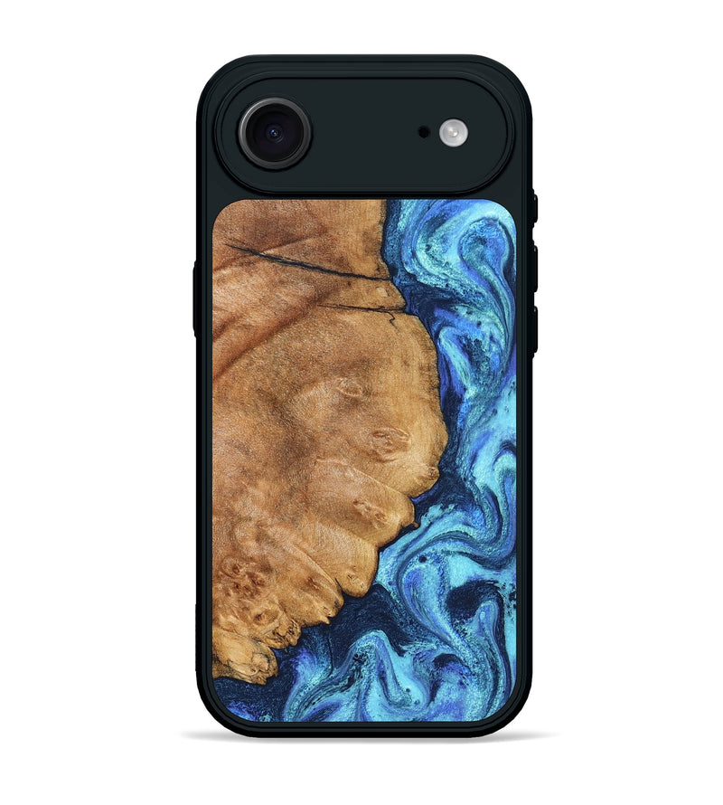 iPhone 17 Air Wood Phone Case - Jax (Blue, 825353)