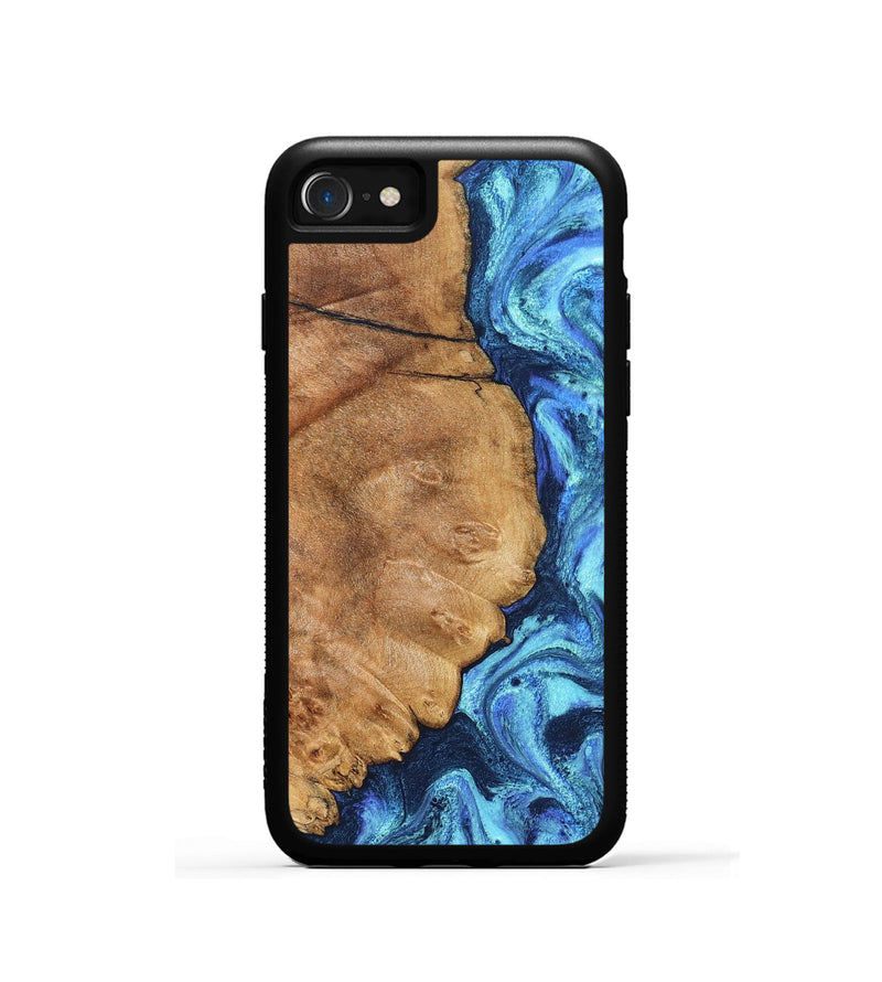 iPhone SE Wood Phone Case - Jax (Blue, 825353)