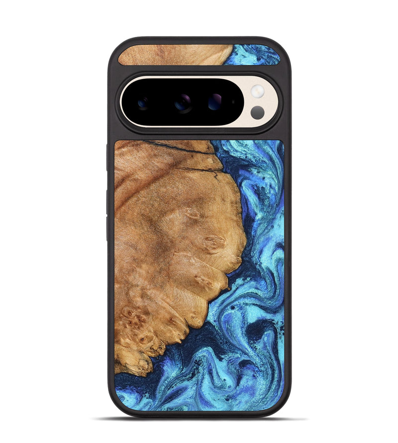 Pixel 10 Wood Phone Case - Jax (Blue, 825353)