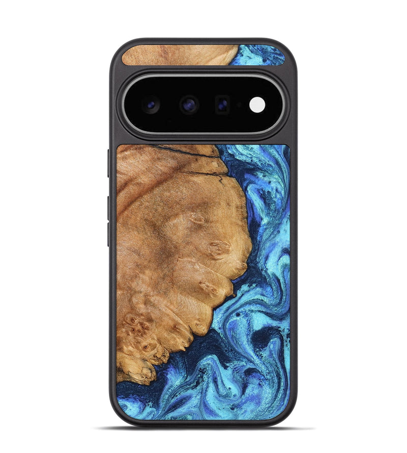 Pixel 11 Wood Phone Case - Jax (Blue, 825353)