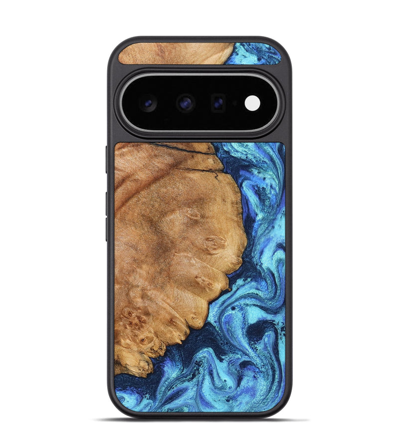 Pixel 11 Pro Wood Phone Case - Jax (Blue, 825353)